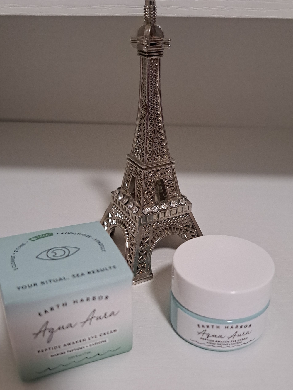 Earth Harbor Aqua Aura Peptide Eye Cream - Light Aqua